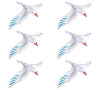 Sparkles Partyware Inflatable Seagull - Pack of 6-30"/76cm White Inflatable Seagull - Hawaii Beach Themed Party Decoration, Fun Present, Photobooth Accessory