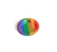 Sparkles Partyware Rainbow Pride Bowl - Pack of 50 7.5" Rainbow Coloured Paper Bowls - Perfect for Pride Month, Pride Marches and Pride Events