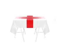 Sparkles Partyware St George Tablecloth - Pack of 20 - England Flag Plastic Table Cover - St George's Day Party World Cup Tableware Decoration