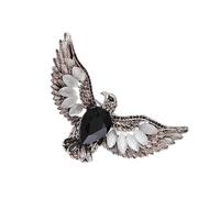 Sparkling Bird Brooch Adorable Animal Pin Stylish Lapel Pin Alloy Texture Suitable for Backpack and Cloth Decorations Vintage Bird Brooch