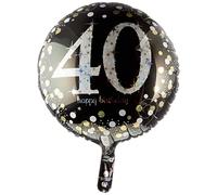 Amscan Anagram 3213201 - Gold Sparkling Celebration 60th Birthday Round Foil Balloon - 18 Inch