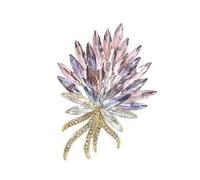 Sparkling Crystal Butterfly Brooch Lightweight Alloy Lapel Pin With Secure For Women's Daily & Party Jewelry Artisanal Crystal Brooch
