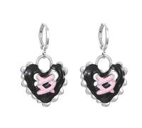 Sparkling Crystal Embedded Earrings Beautiful Crystal Inlayed Pendant Earrings For The Fashion Forward Individuals