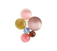 Sparkling Crystal Studded Mixture Nest Plan Brooch Twelve Hundred Dresses Jackets Formal Clothing Sparkling Crystal Jewelry