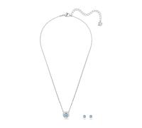 Genuine SWAROVSKI SET Women's SPARKLING DANCE Silver Blue 5480485