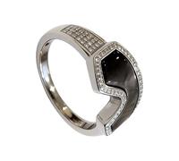 Sparkling Dating Rings Snow Goggles Shape Opening Unique Finger Jewelry Copper Texture for Party and Daily Wear Comfortable Wear