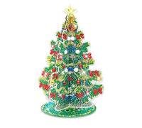 Sparkling Diamond Christmas Table Decoration Stand, Assembled Diamond Painting Christmas Table Decoration, Suitable for Table Ornaments, Christmas Decorations