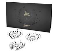 Sparkling Diamonds Intimate Jewelry Set - 3 Pieces (Black)