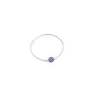 Sparkling Disc Clasp Snake Chain Bracelet - female - Pandora - Bracelets - Blue - ONE SIZE - Accessories ONE SIZE