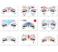 Sparkling Face Gems - Reusable Adhesive Glitter Stickers for Festivals & Parties