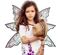 Sparkling Fairy Wings - Butterfly Wings Decoration, Fancy Dress | Dress-Up Rainbow Wings, Halloween Costume Symbol for Children