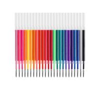 Sparkling Gel Pen Refill Cartridges 1.0MM Colors for Doodling, Journals & Art Projects Glittering Gel Pen Refills for Craft