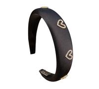 Sparkling Headbands with Heart Shaped Rhinestones Hairband For Women Girls Comfortable Headpiece For Various Occasion