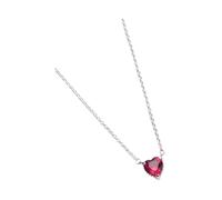 Sparkling Heart Halo Pendant - female - Pandora - Necklaces - Red - ONE SIZE - Accessories ONE SIZE