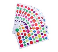 Sparkling Heart Star Sticker 960/1080/1380Pcs Heart Sealing Label for Scrapbooking Packaging Sticker