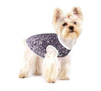 Sparkling Lavender Lady Glitter Shiny Decor Art,Cotton Sleeveless Pet T-Shirt Soft Stretchy Puppy Breathable Vest,S
