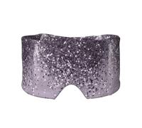Sparkling Lavender Lady Glitter Shiny Decor Art, Full Eye Covers Light Blocking Eye Mask Sleep Eye and Ear Muffs