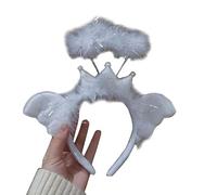 Sparkling LED Light Up Angel Headband Stand Out at Parties and Festivals Christmas Unique Gift Feathered Headpiece