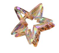 Sparkling Multicolor Acrylic Star Shaped Hair Claw Clip Lightweight Resin Hair Accessory For Everyday Styling Crystal Candy Colored Hair Clip