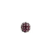 Pandora Moments Sterling silver charm with cherries jubilee red crystal and clear cubic zirconia