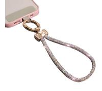 Sparkling Phone Charm - Hands-Free Cellphone Wrist Strap Lanyard for Women - Detachable Phone Chain Wristlet for Girls, Anti-Theft Bling Accessory for iPhone 17 Pro Max, Galaxy & Most Smartphones