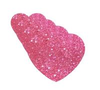 Sparkling Pink Glitter Car Air Fresheners Cards 4 Pcs Hanging Fragrance Scented Cards Long-Lasting Car Aromatherapy Tablets for Wardrobe Bathroom Car Interior Mirror Pendant Gifts