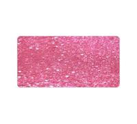 Sparkling Pink Glitter Mouse Pad Non-Slip Large,Desk Mat Easy Clean 23.6" X 11.8",Desk Pad for Mouse, Writing Desk, Office, Home, Laptop