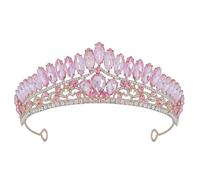 Sparkling Rhinestone Bridal Tiara Crown - Elegant Adjustable Hairpiece for Weddings, Proms, Parties | Shimmering Crystal Hair Accessories for Bride, Prom Queen,
