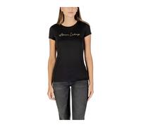Armani Exchange Xw001457_af10356 Short Sleeve T-shirt Black 2XL Woman
