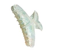 Sparkling Rhinestones Accented Hair Clip With Starfishes Detail Acrylic Hair Claw For Updos And Special Occasion Styling Starfishes Clip