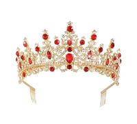 Sparkling Rhinestones Bridal Crowns with Secure Hair Comb Grip Wedding Headpiece for Bride Ceremony and Photography Props Elegant Bride Headpiece, One Size, as described, as described