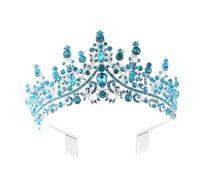 Sparkling Rhinestones Bridal Crowns with Secure Hair Comb Grip Wedding Headpiece for Bride Ceremony and Photography Props Elegant Bride Headpiece Wedding Crowns