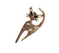 Sparkling Rhinestones Cats Brooch Pin Animal Shaped Lapel Badge Stylish Breastpin Accessory For Parties And Daily Wear Fashionable Cats Pin