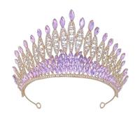 Sparkling Rhinestones Hairband Elegant Crystals Bridal Headpiece Adjustable Size Crowns For Bride And Beauty Pageants