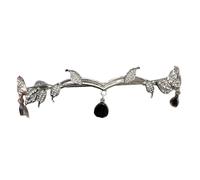 Sparkling Rhinestones Headband with Teardrop Leaves Design for Women Adjustable Lightweight Rhinestones Headbands