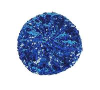 Sparkling Sequins Beret for Women Dress Hat Party Nightclub Cap Blue