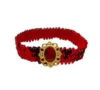Sparkling Sequins Headbands Rhinestones Hair Bands Elastic Hair Accessories Party Hair Decoration For Women And Girls