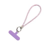 Sparkling Short Phone Lanyard Wristlet PVC Tethers Anti-Loss Design for Mobile Devices Event & Travel Shimmering Phone Wristlet Short Lanyard