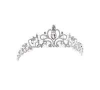 Sparkling Silver Crystal Crown Tiara for Women, Girls, Brides - Elegant Adjustable Princess Headpiece for Wedding, Prom, Birthday, Party, Photo Shoots | Comfort Fit, Versatile Jewelry