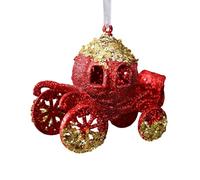 Sparkling Snowflake Christmas Ornament Shatterproof Acrylic Hanging Decors with Glittering Powder for Tree Home Party User Friendly Christmas Tree Accessory