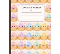 Sparkling Squishy Dumpling Composition Notebook: Wide-Ruled, 100 Pages