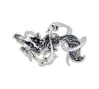 Sparkling Star Foxes Pin with Secure Clasp Elegant Design Everyday Formal Brooch Accessory for Women and Teens Starry Brooch