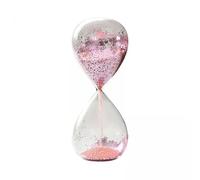 Sparkling Star Glass Sand Clock for Home Decor,5 pieces | diamond silhouette, singing flow, soft glow, kitchen and desk accent