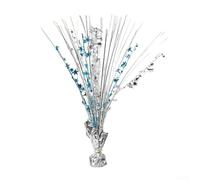 Sparkling Star Table Centerpieces Designed For Wedding, Birthday, Anniversary, And Home Event Decorations To Add A Dazzling Focal Point(Silver Blue)