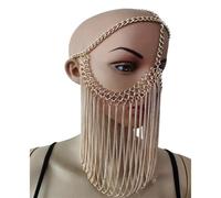 Sparkling Tassels Hair Jewelry Bridal Headpieces Party Tassels Chain Eye-catching Hair Jewelry