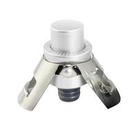 Sparkling Wine Stopper - Stainless Steel Champagne Saver, Reusable Wine Cap | 2.36x1.38 inches Built-in Pump Bottle Sealer, Pressure Lock Wines Preserver, Durable Kitchen Bar Wedding Assential
