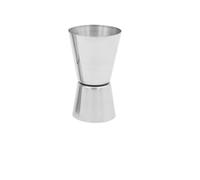 SparklWLeaf 2PCS Stainless Steel15-30ml 25-50ml Bar Party Wine Cocktail Shaker Dual Shot Jigger Liquid Drinks DIY Tool for drinks(15-30ml)