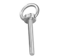 SparklWLeaf Lifting Eye Bolt 1PCS M3 M4 M5 M6 M8 M10 M12 M14 M16 M20 M24 304 Stainless Steel Lifting Eye Screw Bolts Round Ring Hook Bolt(M8x25mm)