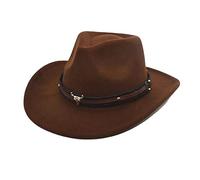 Sparkly Cowboy Hat Cowboy Hats UK Hat for Men Adult Casual Outdoors Summer Cowboy Cap Light Sunshade Jazz Beach Hat Cap Men Ladies Cowboy Hats Mens Floppy Hat (Coffee, One Size)
