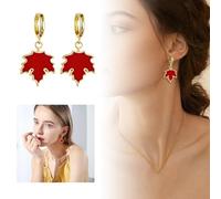 Sparkly Hoop Earrings Pumpkin Earrings For Spooktacular Nights! Leather for (B, 3. 6cm)